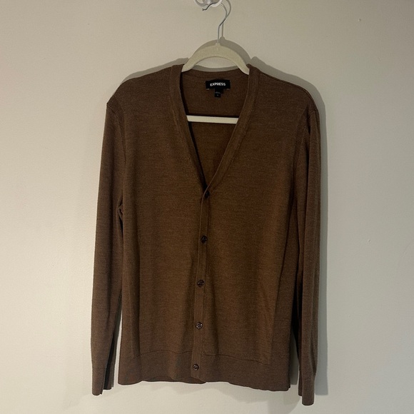 Express Other - Express Men's Cardigan in  Brown (329)